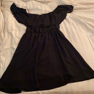 Spanish Style Little Black Dress XL EUC